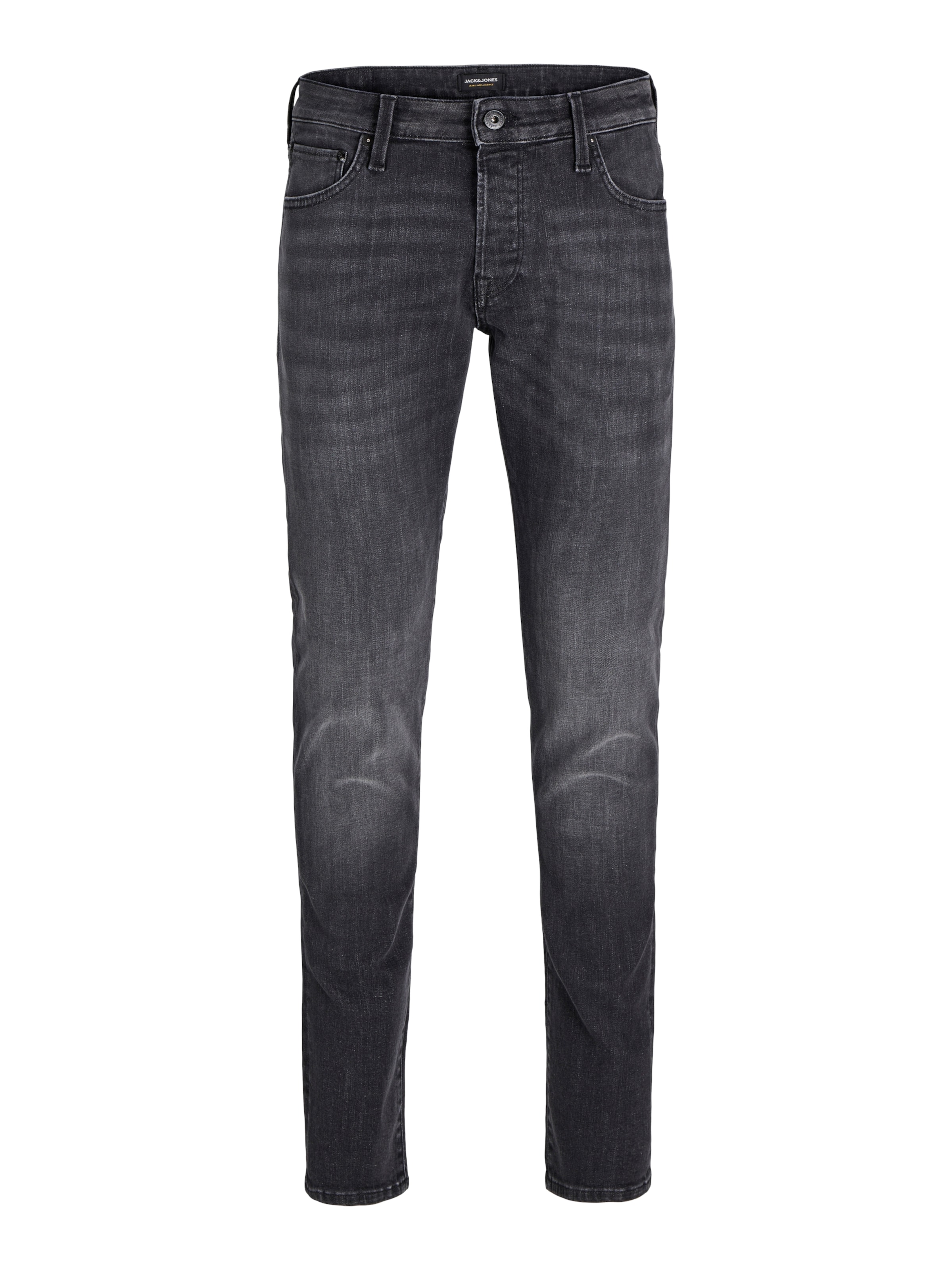 JACK & JONES Slimfit Jeans i svart: framsida