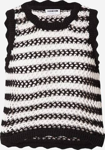 Noisy may Knitted Top 'VIVO' in Black: front
