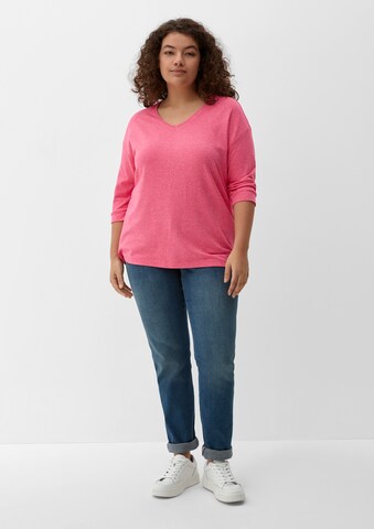 Pull-over TRIANGLE en rose