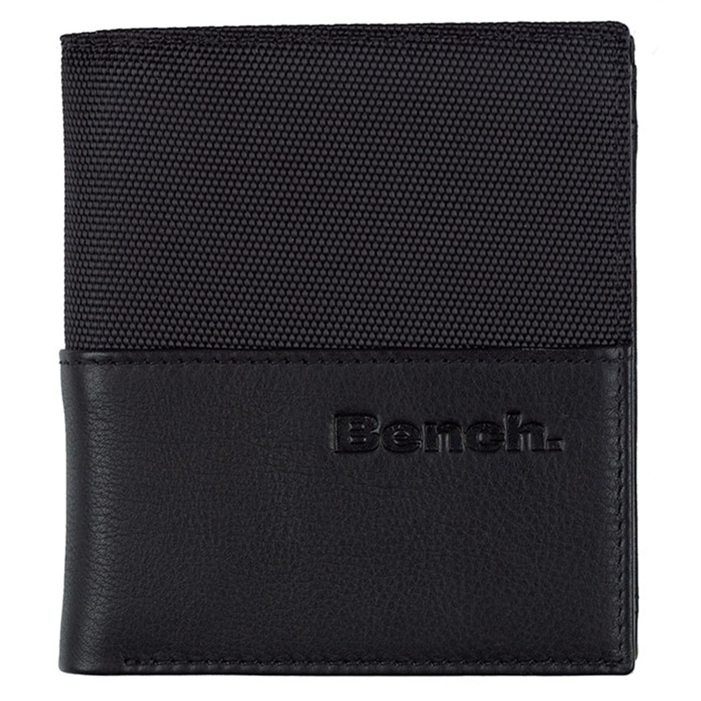 Porte-monnaies BENCH en noir : devant
