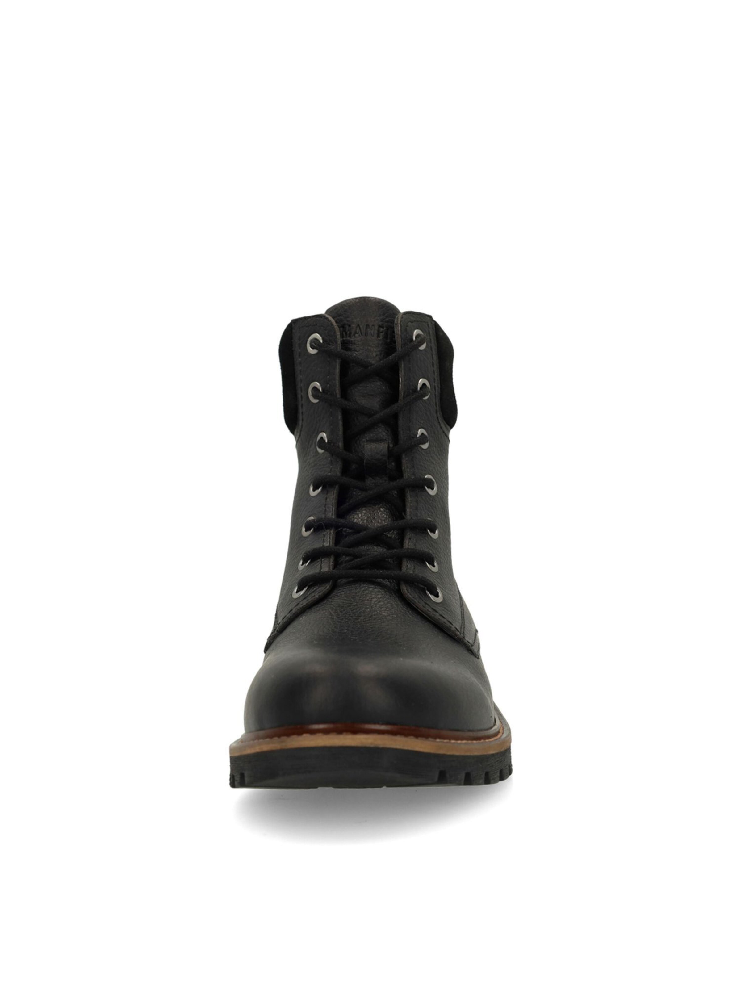 Bottines à lacets MANFIELD en noir