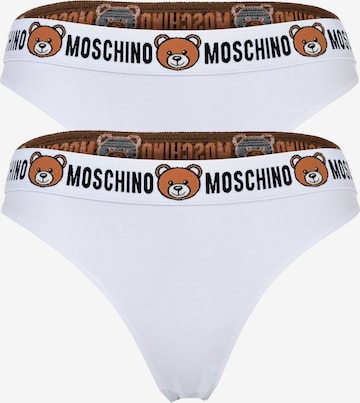 MOSCHINO - Braga en blanco: frente