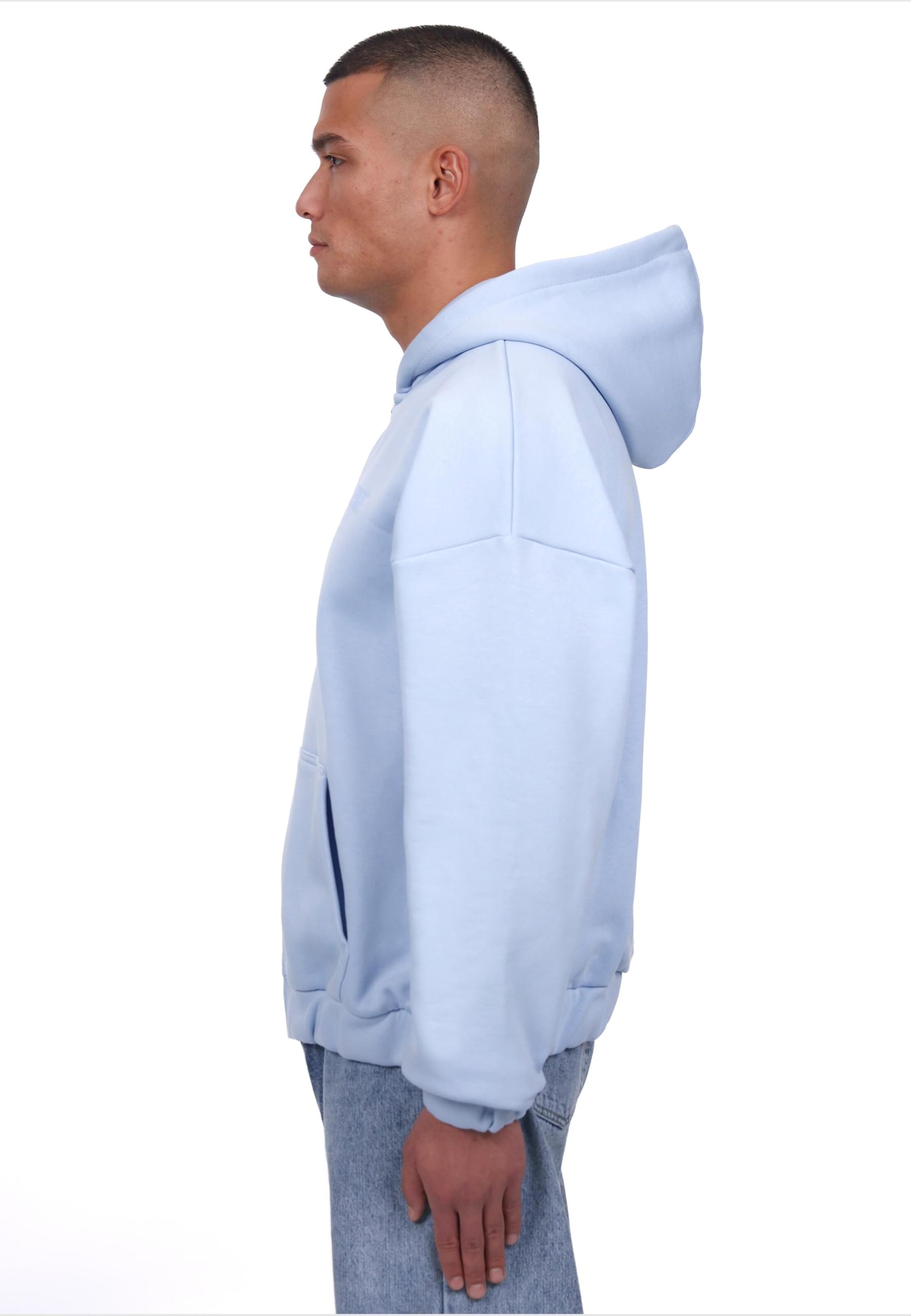 Dropsize Sweatjacke in Blau