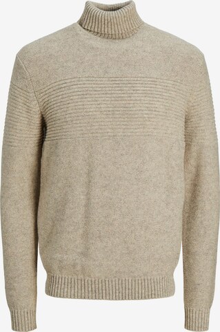 JACK & JONES Pullover 'Frankie' in Beige: predná strana