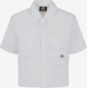 DICKIES Блуза в бяло: отпред