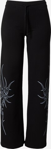 évasé Pantalon 'Rana' SHYX en noir : devant