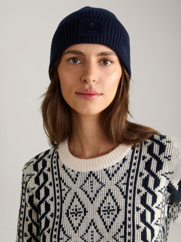 JOOP! Muts in Blauw: voorkant
