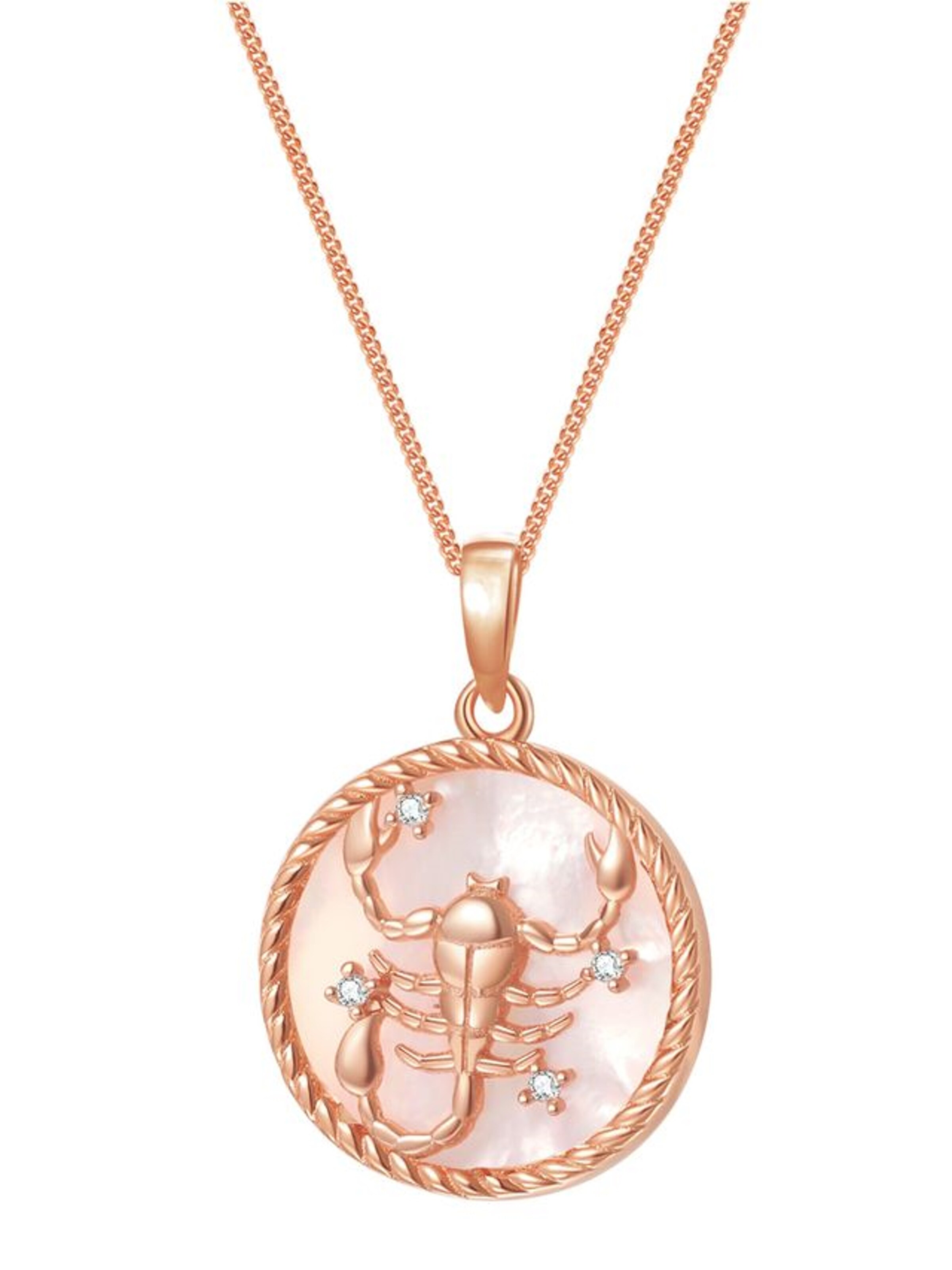 Hey Happiness - Cadena 'Scorpio' en oro: frente