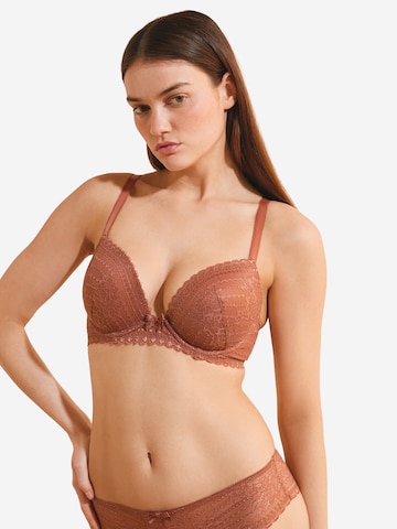 Push-up Reggiseno 'Panama' di ETAM in bronzo: frontale