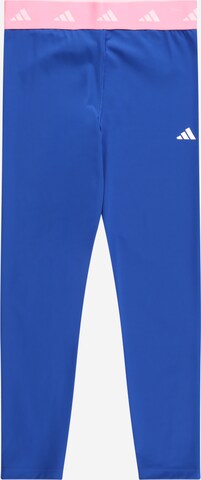 Skinny Pantalon de sport 'Aeroready Techfit' ADIDAS SPORTSWEAR en bleu : devant