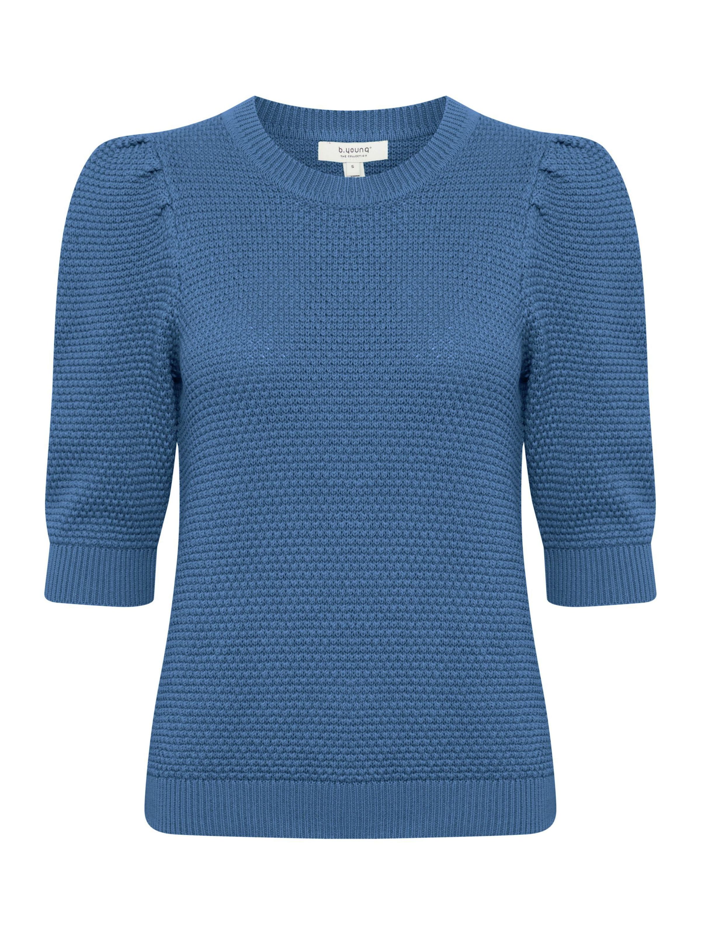 b.young Sweater 'Mikala' in Blue: front