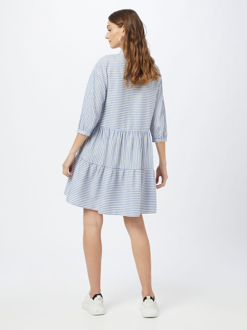 Marc O'Polo DENIM Kleid in blau / weiß ABOUT YOU