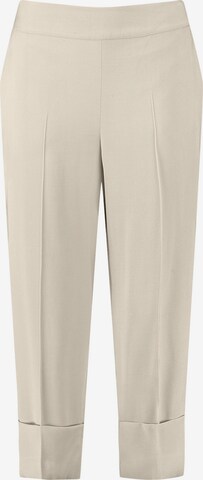 Pantalon à plis TAIFUN en beige : devant