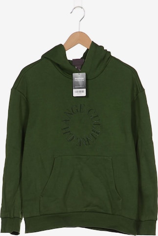 H&M Sweatshirt & Zip-Up Hoodie in S in Green: front