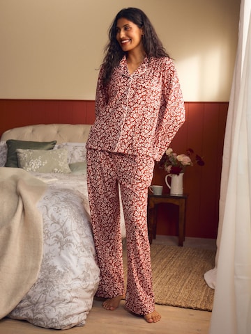 Pyjama LAURA ASHLEY en rouge : devant