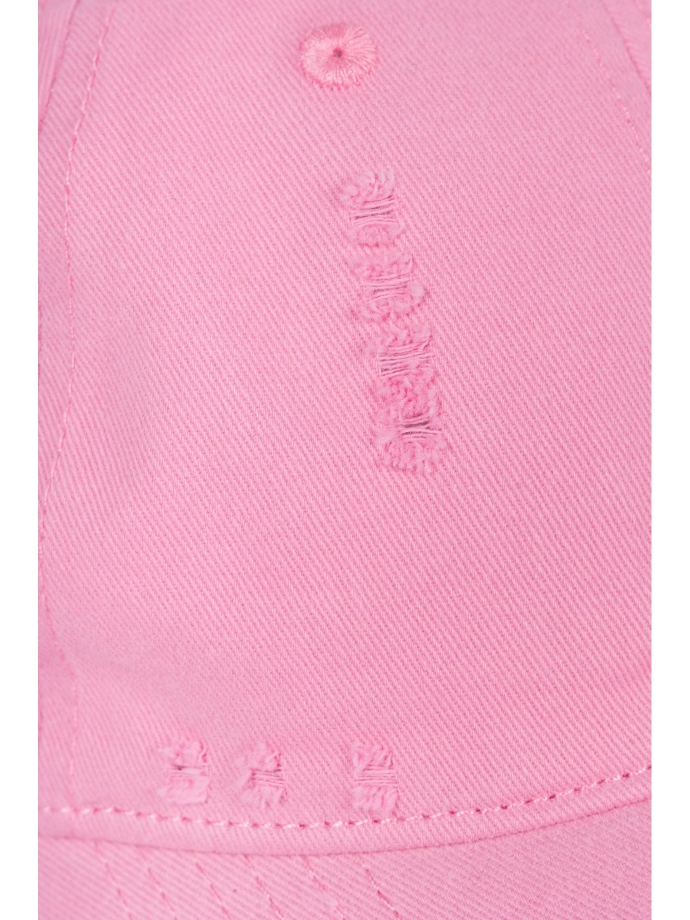 styleBREAKER Cap 'Baseball Cap Destroyed Look'‌‌‌‌‌ in Pink