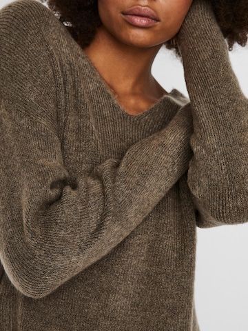 VERO MODA Sweater 'Lefile' in Grey