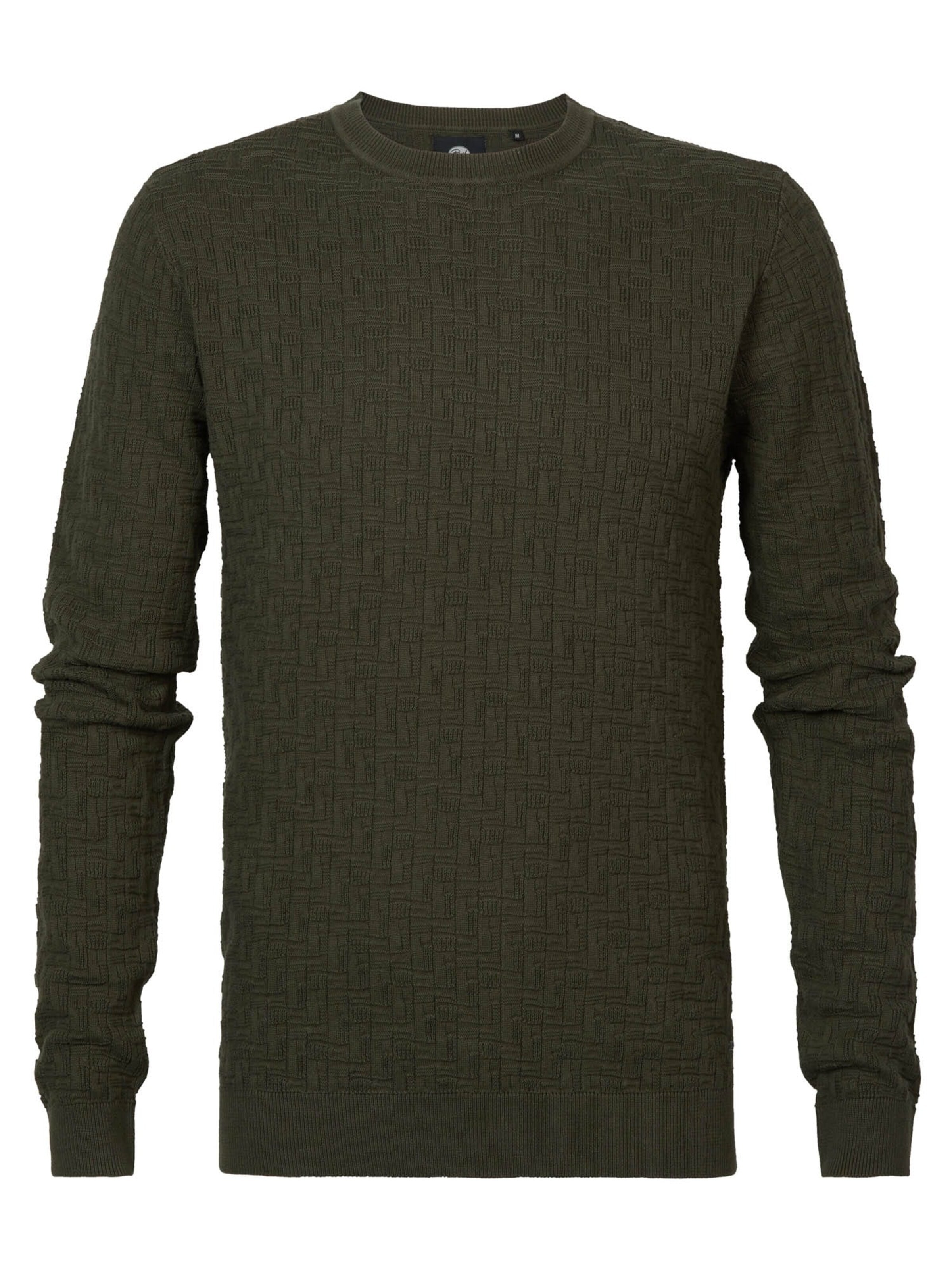 PETROL INDUSTRIES MEN Sweater in Green: front