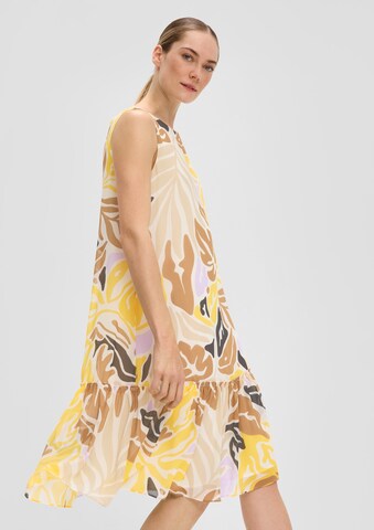 s.Oliver BLACK LABEL Dress in Yellow: front