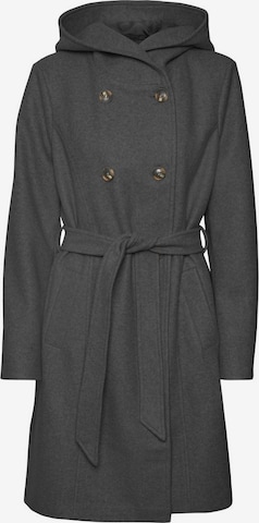 VERO MODA Between-Seasons Coat 'VINCEFIONA' in Grey: front