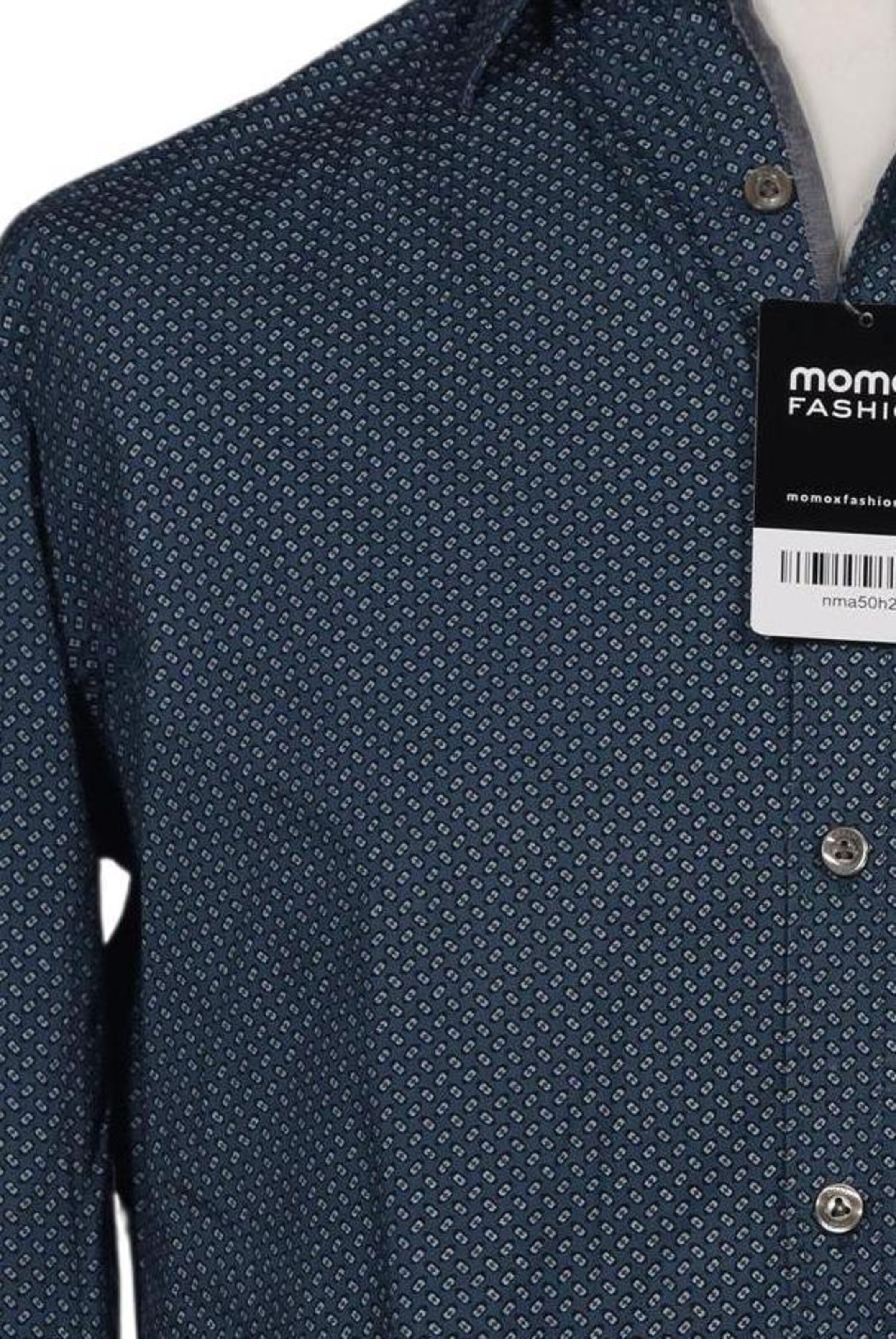 BRAX Button Up Shirt in M in Blue