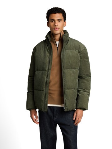 TOM TAILOR DENIM Zimná bunda - Zelená: predná strana