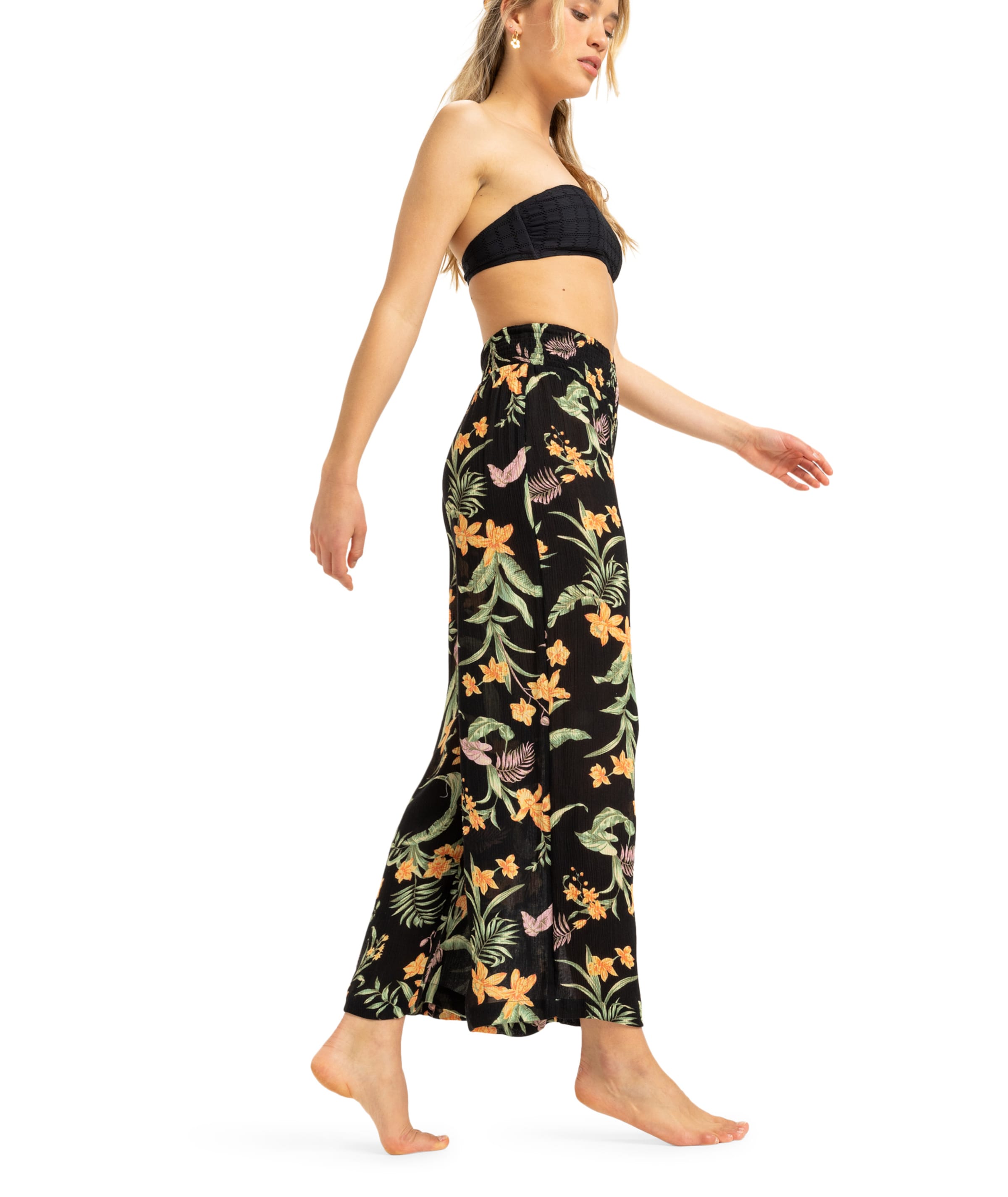 ROXY Loosefit Hose 'Along The Beach' in Schwarz