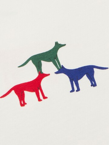 Thinking MU - Camiseta ' PERRITOS ' en blanco
