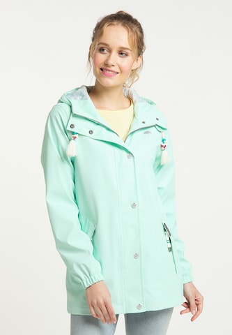 Schmuddelwedda Raincoat in Blue: front