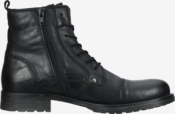 MUSTANG Schnürstiefel in Schwarz