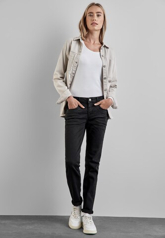 STREET ONE Regular Jeans in Black