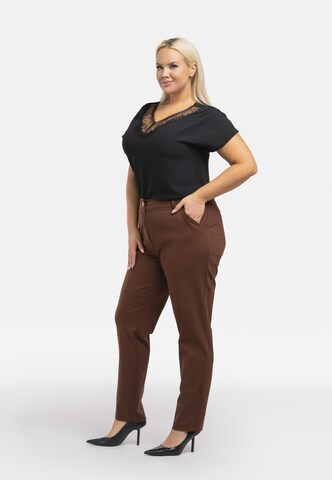 Regular Pantalon 'JIMMY ' Karko en marron