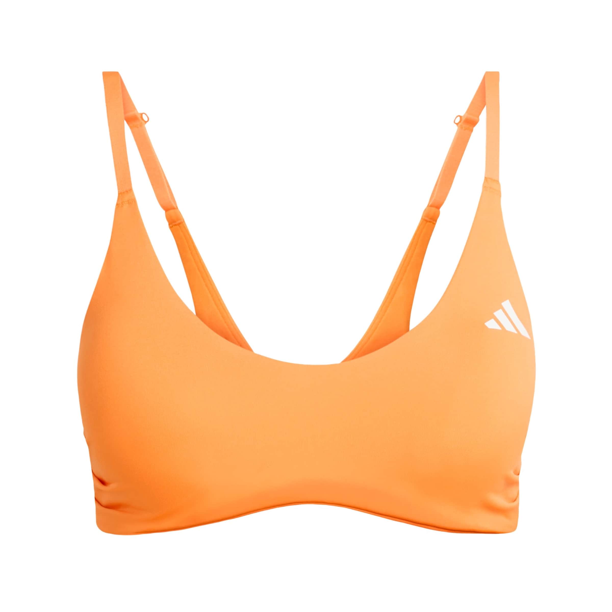 ADIDAS PERFORMANCE Bralette Sports bra 'Optime Essentials' in Orange: front