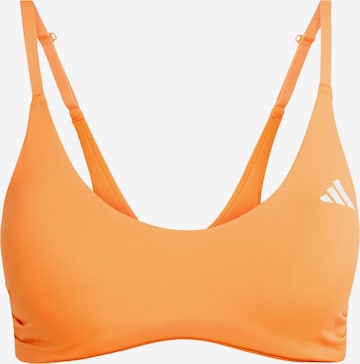 Soutien-gorge de sport 'Optime Essentials' ADIDAS PERFORMANCE en orange : devant