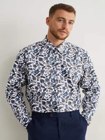 Maglietta 'UNICORN Men's blouse blue s m l xl xxl xxxl' di UNICORN in blu: frontale