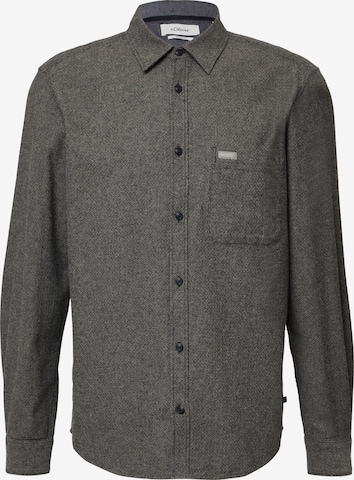 s.Oliver Regular Fit Hemd in Grau: Vorderseite