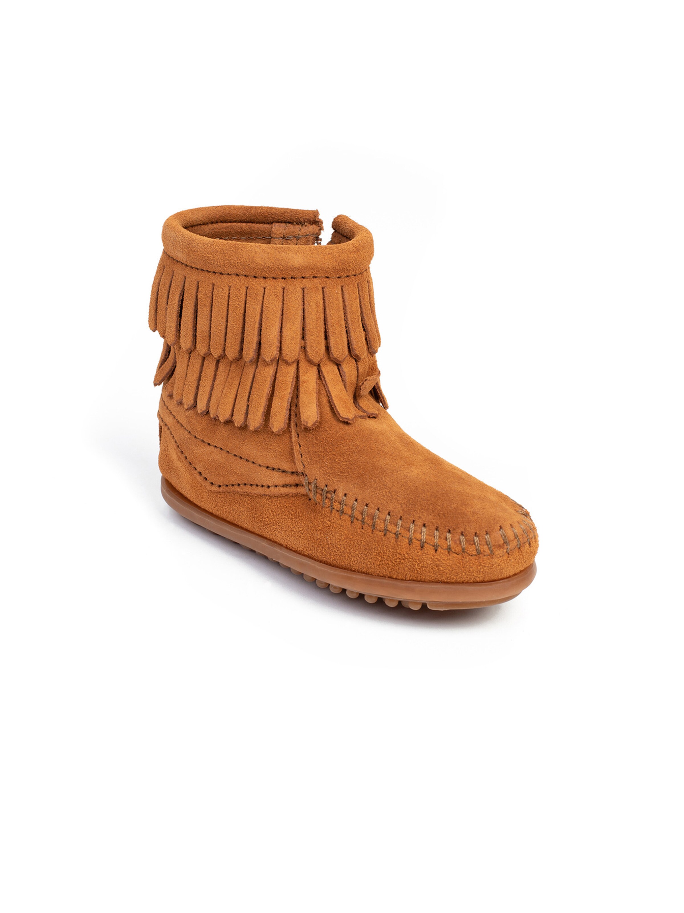 Minnetonka Škornji 'Double fringe' | rjava barva