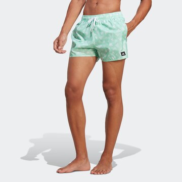 ADIDAS SPORTSWEAR Swimming Trunks in Green: front