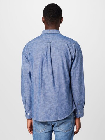 GANT Regular fit Overhemd in Blauw