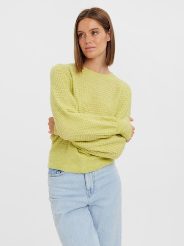 VERO MODA Sweater 'Allison' in Green: front