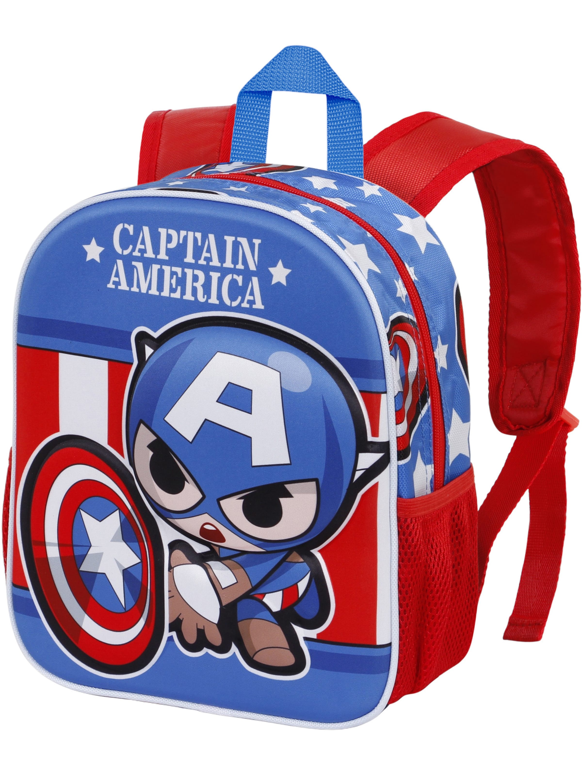 Sac à dos 'Captain America Let's go-Small 3D' marvel en bleu