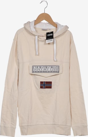 NAPAPIJRI Sweatshirt & Zip-Up Hoodie in L in White: front