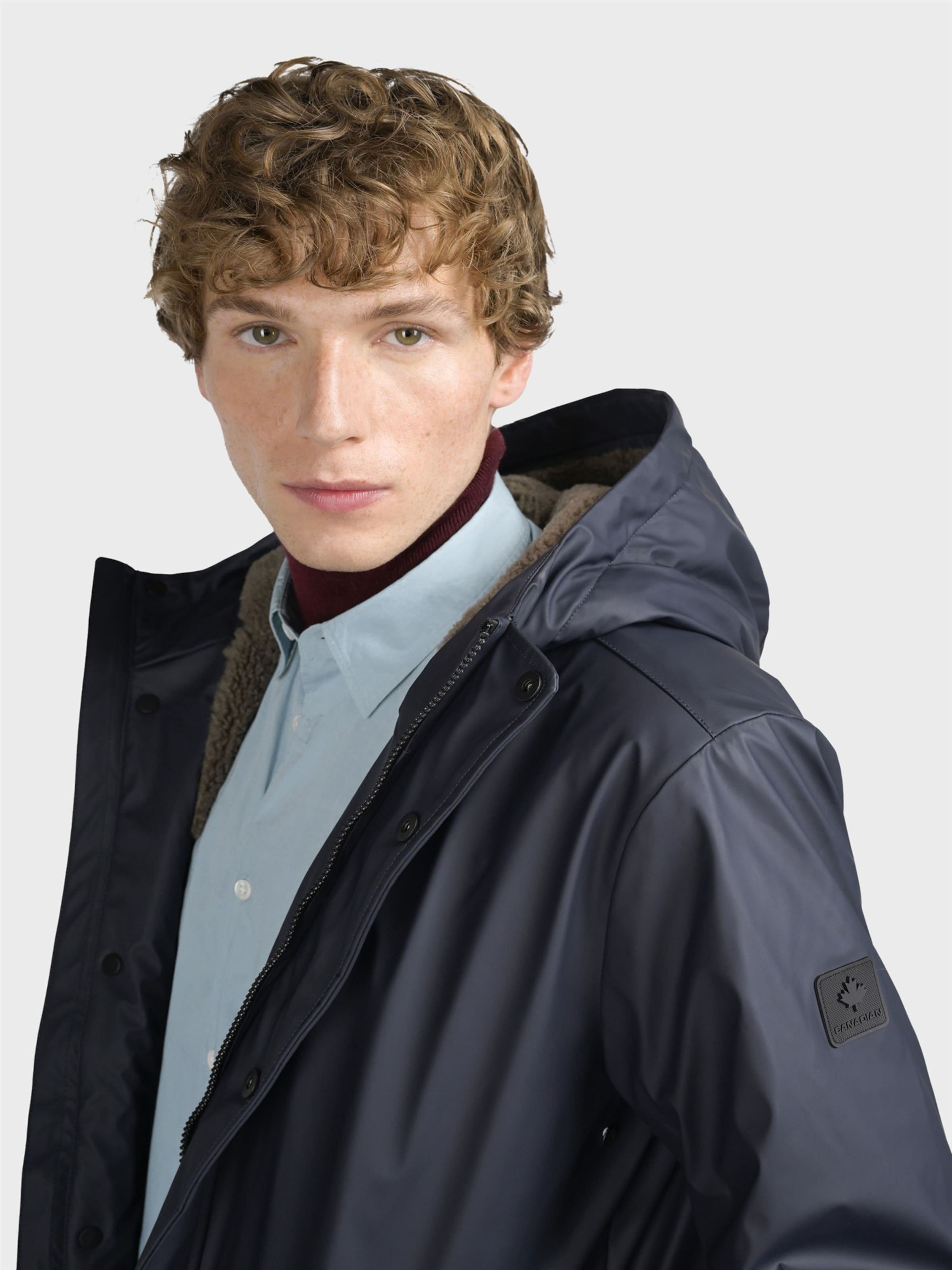 Canadian Classics Between-seasons parka 'Galahad' in Blue