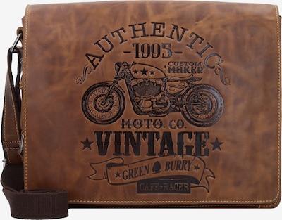 GREENBURRY Tasche in schoko / schwarz, Produktansicht