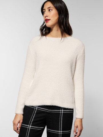 STREET ONE Sweater in White: front