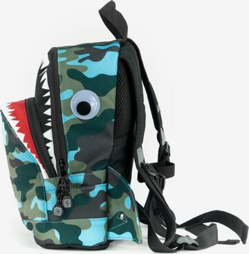 Pick & Pack Rucksack 'Shark Shape' in Mischfarben