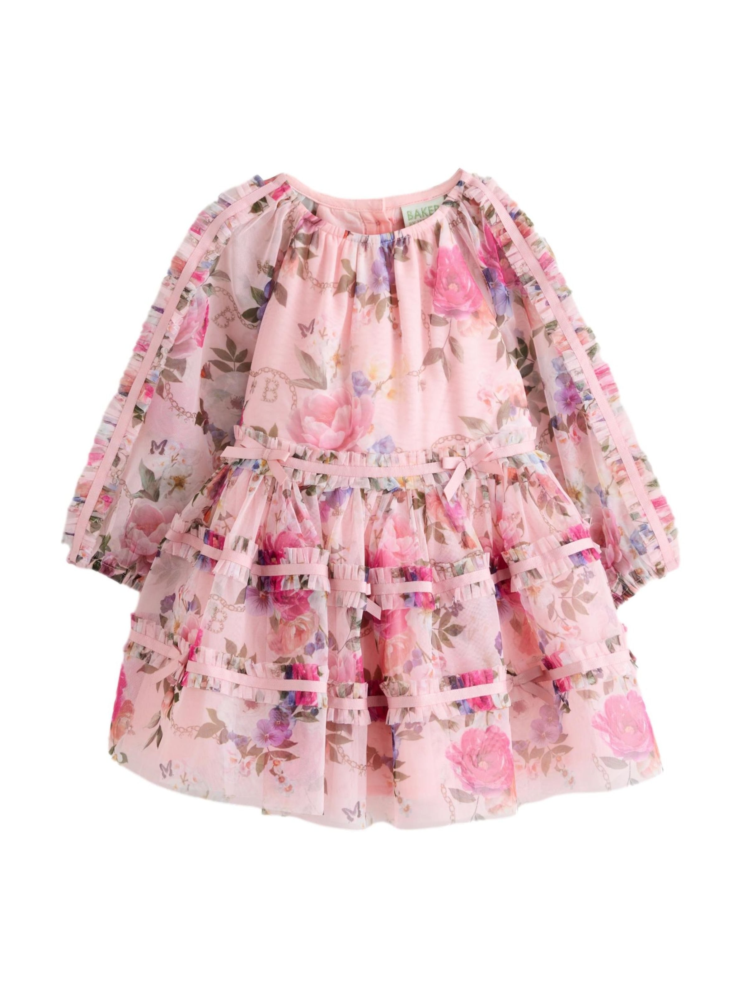 Baker by Ted Baker Φόρεμα σε ροζ: μπροστά