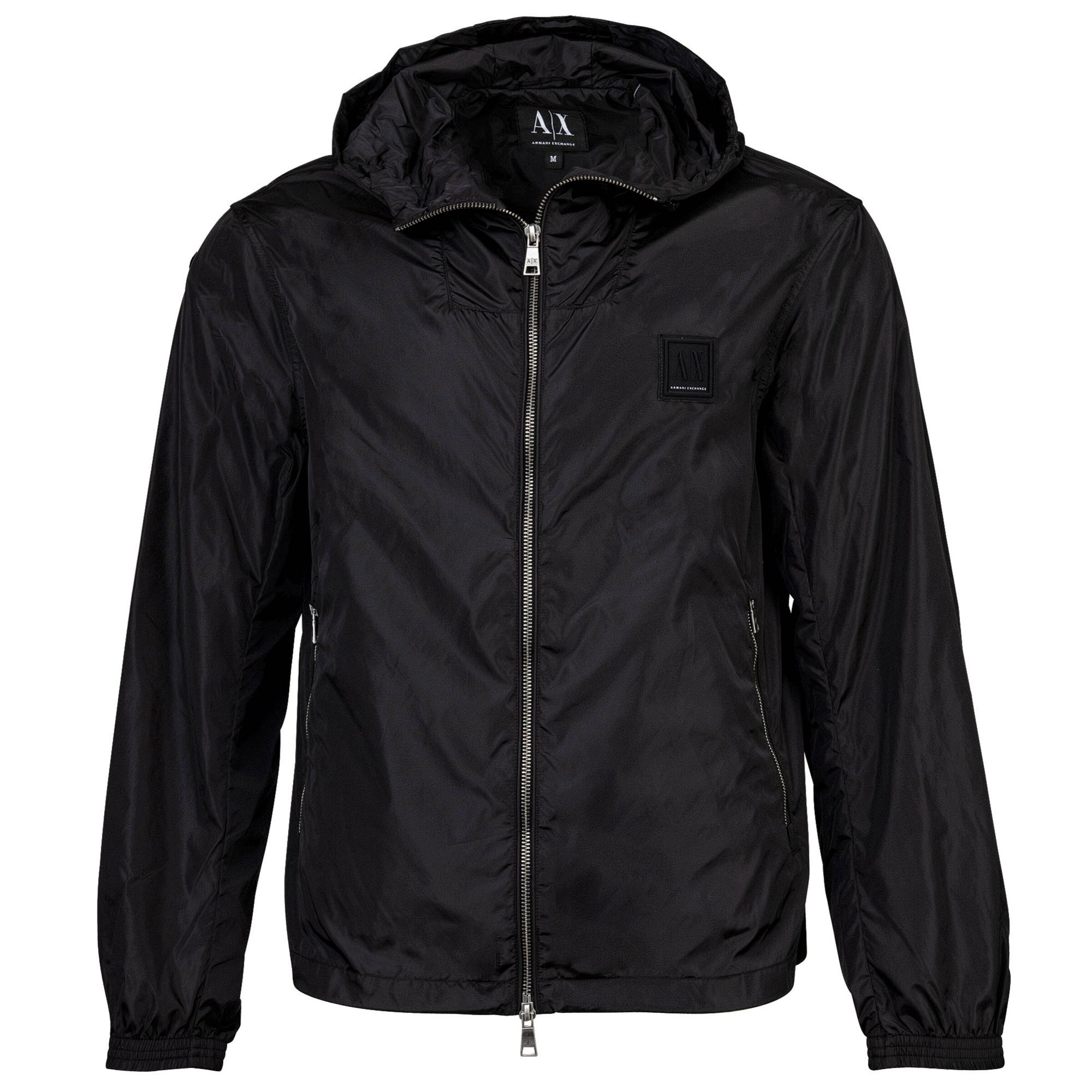 Veste mi-saison ARMANI EXCHANGE en noir : devant