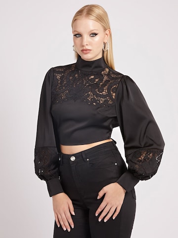 GUESS - Blusa en negro: frente