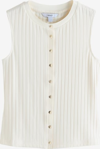 NextKardigan bez rukava - bež boja: prednji dio